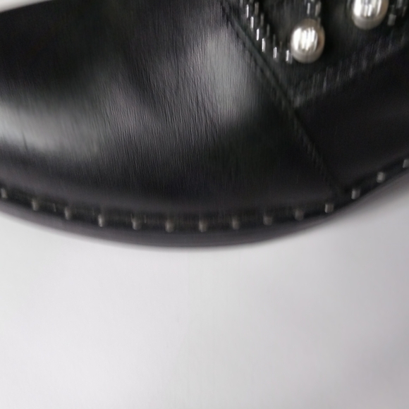 Zara Black Ankle Boots with Studded Details Size EU 38 - Picture 9 of 13